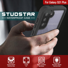 Load image into Gallery viewer, Galaxy S21+ Plus Waterproof Case PunkCase StudStar Clear Thin 6.6ft Underwater IP68 Shock/Snow Proof
