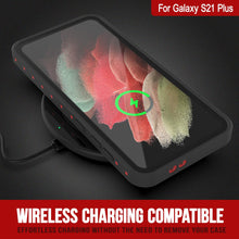 Load image into Gallery viewer, Galaxy S21+ Plus Waterproof Case PunkCase StudStar Red Thin 6.6ft Underwater IP68 Shock/Snow Proof
