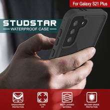 Load image into Gallery viewer, Galaxy S22+ Plus Waterproof Case PunkCase StudStar Black Thin 6.6ft Underwater IP68 Shock/Snow Proof
