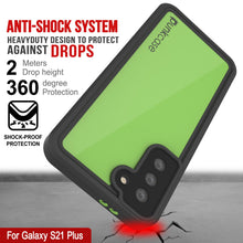 Load image into Gallery viewer, Galaxy S21+ Plus Waterproof Case PunkCase StudStar Light Green Thin 6.6ft Underwater IP68 ShockProof
