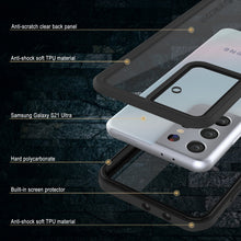 Load image into Gallery viewer, Galaxy S21 Ultra Water/Shockproof [Extreme Series] With Screen Protector Case [Black]
