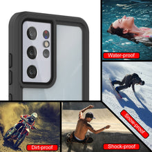 Load image into Gallery viewer, Galaxy S21 Ultra Water/Shockproof [Extreme Series] With Screen Protector Case [Black]
