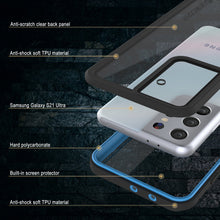 Load image into Gallery viewer, Galaxy S21 Ultra Water/Shock/Snow/dirt proof [Extreme Series] Slim Case [Light Blue]
