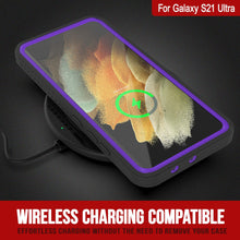 Load image into Gallery viewer, Galaxy S21 Ultra Water/Shockproof [Extreme Series] Slim Screen Protector Case [Purple]
