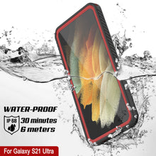 Load image into Gallery viewer, Galaxy S21 Ultra Water/Shock/Snowproof [Extreme Series] Slim Screen Protector Case [Red]
