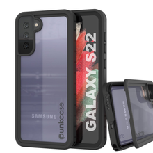Load image into Gallery viewer, Galaxy S22 Waterproof Case PunkCase StudStar Clear Thin 6.6ft Underwater IP68 Shock/Snow Proof

