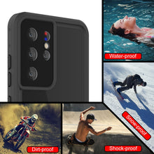 Load image into Gallery viewer, Galaxy S21 Ultra Waterproof Case PunkCase StudStar Red Thin 6.6ft Underwater IP68 Shock/Snow Proof
