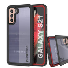 Load image into Gallery viewer, Galaxy S21 Water/Shock/Snowproof [Extreme Series] Slim Screen Protector Case [Red]

