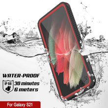 Load image into Gallery viewer, Galaxy S21 Water/Shock/Snowproof [Extreme Series] Slim Screen Protector Case [Red]
