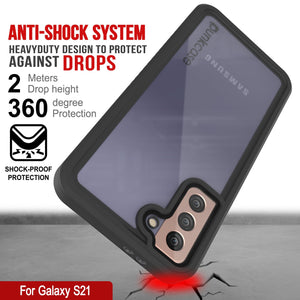 Galaxy S21 Water/Shock/Snowproof [Extreme Series] Slim Screen Protector Case [Red]