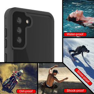 Galaxy S22 Waterproof Case PunkCase StudStar Purple Thin 6.6ft Underwater IP68 Shock/Snow Proof