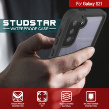 Load image into Gallery viewer, Galaxy S21 Waterproof Case PunkCase StudStar Clear Thin 6.6ft Underwater IP68 Shock/Snow Proof
