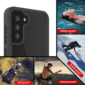 Galaxy S21 Waterproof Case PunkCase StudStar Red Thin 6.6ft Underwater IP68 Shock/Snow Proof