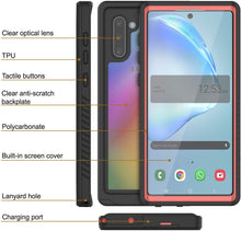 Load image into Gallery viewer, Galaxy Note 10 Case, Punkcase [Extreme Series] Armor Cover W/ Built In Screen Protector [Pink]

