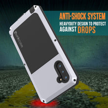 Load image into Gallery viewer, Galaxy Note 10  Case, PUNKcase Metallic White Shockproof  Slim Metal Armor Case [White]
