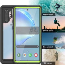 Load image into Gallery viewer, Galaxy Note 10+ Plus Case, Punkcase [Extreme Series] Armor Cover W/ Built In Screen Protector [Light Green]
