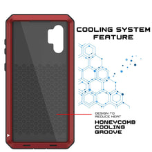 Load image into Gallery viewer, Galaxy Note 10+ Plus  Case, PUNKcase Metallic Red Shockproof  Slim Metal Armor Case [Red]
