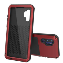 Load image into Gallery viewer, Galaxy Note 10+ Plus  Case, PUNKcase Metallic Red Shockproof  Slim Metal Armor Case [Red]
