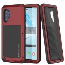 Load image into Gallery viewer, Galaxy Note 10+ Plus  Case, PUNKcase Metallic Red Shockproof  Slim Metal Armor Case [Red]
