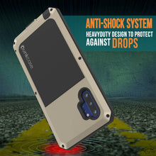Load image into Gallery viewer, Galaxy Note 10+ Plus  Case, PUNKcase Metallic Gold Shockproof  Slim Metal Armor Case [Gold]
