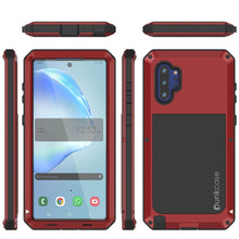 Load image into Gallery viewer, Galaxy Note 10+ Plus  Case, PUNKcase Metallic Red Shockproof  Slim Metal Armor Case [Red]

