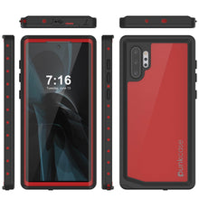 Load image into Gallery viewer, Galaxy Note 10+ Plus Waterproof Case, Punkcase Studstar Red Series Thin Armor Cover
