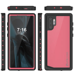 Galaxy Note 10+ Plus Waterproof Case, Punkcase Studstar Pink Thin Armor Cover