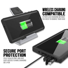 Load image into Gallery viewer, Galaxy Note 10+ Plus Waterproof Case, Punkcase Studstar Black Thin Armor Cover
