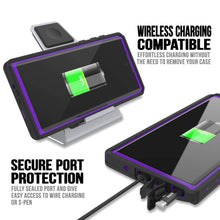 Load image into Gallery viewer, Galaxy Note 10+ Plus Waterproof Case, Punkcase Studstar Purple Series Thin Armor Cover
