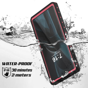 Galaxy Note 10+ Plus Waterproof Case, Punkcase Studstar Pink Thin Armor Cover