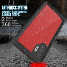 Load image into Gallery viewer, Galaxy Note 10+ Plus Waterproof Case, Punkcase Studstar Red Series Thin Armor Cover

