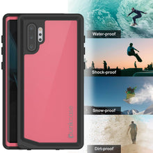 Load image into Gallery viewer, Galaxy Note 10+ Plus Waterproof Case, Punkcase Studstar Pink Thin Armor Cover
