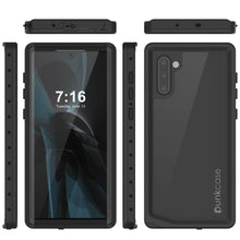 Load image into Gallery viewer, Galaxy Note 10 Waterproof Case, Punkcase Studstar Black Thin Armor Cover
