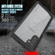 Load image into Gallery viewer, Galaxy Note 10 Waterproof Case, Punkcase Studstar Clear Thin Armor Cover
