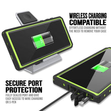 Load image into Gallery viewer, Galaxy Note 10 Waterproof Case, Punkcase Studstar Light Green Thin Armor Cover
