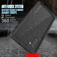 Load image into Gallery viewer, Galaxy Note 10 Waterproof Case, Punkcase Studstar Black Thin Armor Cover
