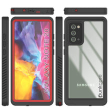 Load image into Gallery viewer, Galaxy Note 20 Case, Punkcase [Extreme Series] Armor Cover W/ Built In Screen Protector [Red]
