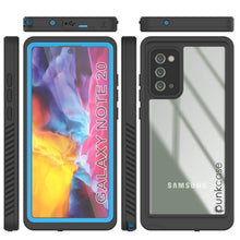 Load image into Gallery viewer, Galaxy Note 20 Case, Punkcase [Extreme Series] Armor Cover W/ Built In Screen Protector [Light Blue]
