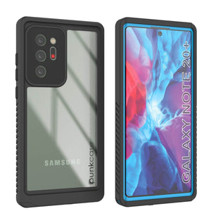 Galaxy Note 20 Ultra Case, Punkcase [Extreme Series] Armor Cover W/ Built In Screen Protector [Light Blue]