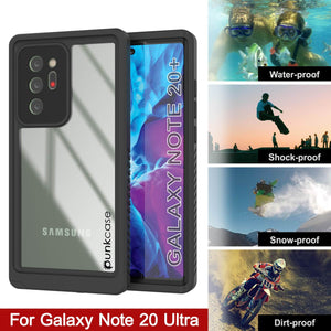 Galaxy Note 20 Ultra Case, Punkcase [Extreme Series] Armor Cover W/ Built In Screen Protector [Black]