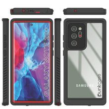 Load image into Gallery viewer, Galaxy Note 20 Ultra Case, Punkcase [Extreme Series] Armor Cover W/ Built In Screen Protector [Red]
