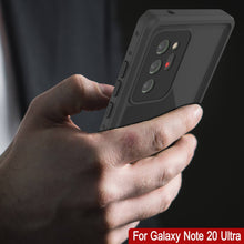 Load image into Gallery viewer, Galaxy Note 20 Ultra Waterproof Case, Punkcase Studstar Black Thin Armor Cover
