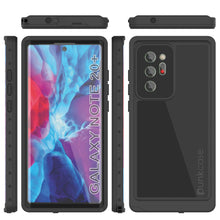 Load image into Gallery viewer, Galaxy Note 20 Ultra Waterproof Case, Punkcase Studstar Black Thin Armor Cover
