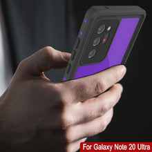 Load image into Gallery viewer, Galaxy Note 20 Ultra Waterproof Case, Punkcase Studstar Purple Series Thin Armor Cover
