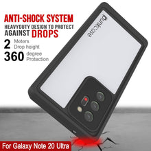 Load image into Gallery viewer, Galaxy Note 20 Ultra Waterproof Case, Punkcase Studstar White Thin Armor Cover
