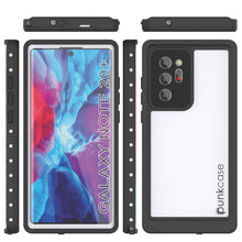 Load image into Gallery viewer, Galaxy Note 20 Ultra Waterproof Case, Punkcase Studstar White Thin Armor Cover
