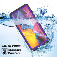 Load image into Gallery viewer, Galaxy Note 20 Waterproof Case, Punkcase Studstar Purple Series Thin Armor Cover
