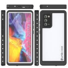 Load image into Gallery viewer, Galaxy Note 20 Waterproof Case, Punkcase Studstar White Thin Armor Cover
