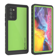 Load image into Gallery viewer, Galaxy Note 20 Waterproof Case, Punkcase Studstar Light Green Thin Armor Cover
