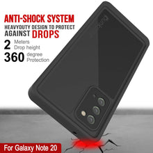 Load image into Gallery viewer, Galaxy Note 20 Waterproof Case, Punkcase Studstar Black Thin Armor Cover
